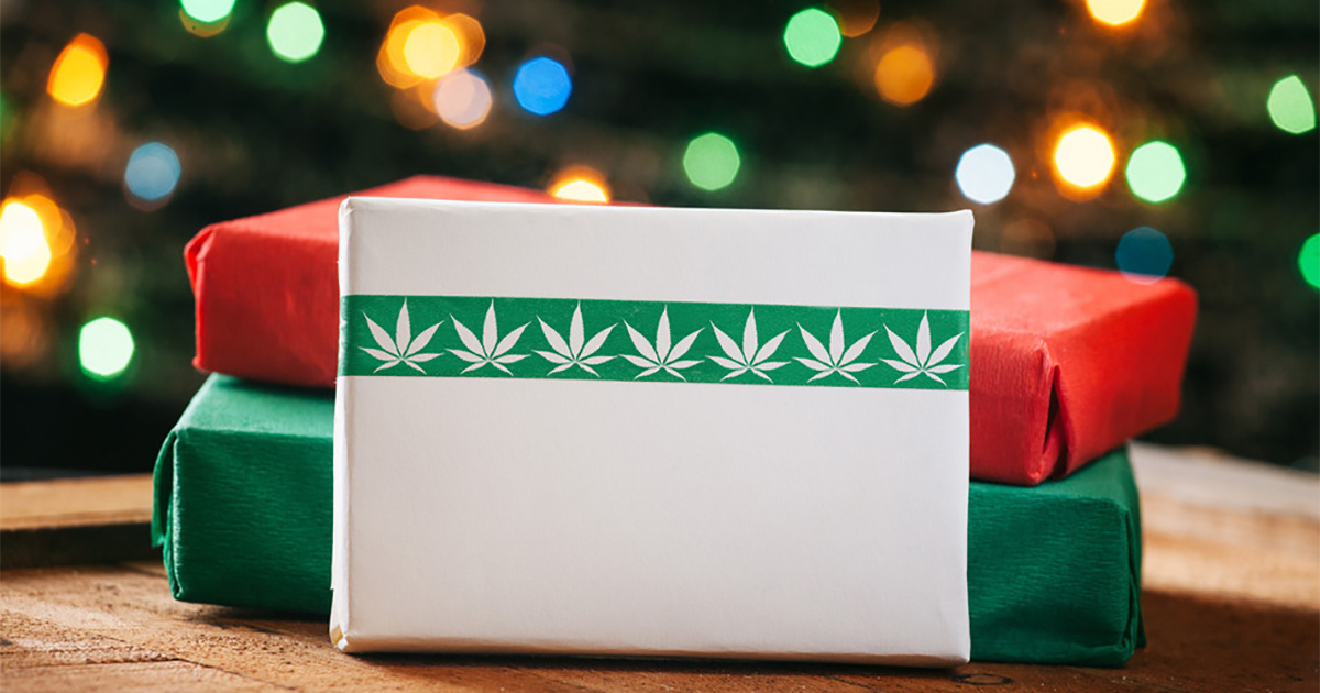 Cadeaux de Noël sur le thème du cannabis