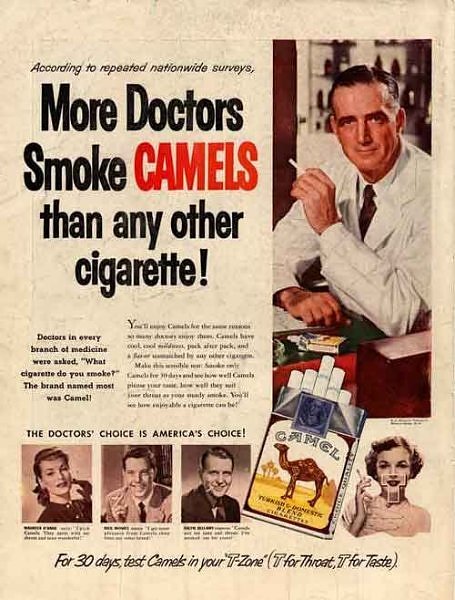 Publicité pro-tabac aux USA