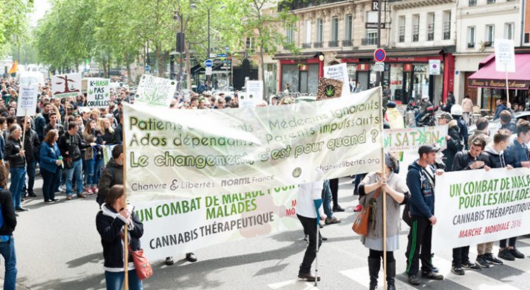 Marche mondiale du cannabis à Paris