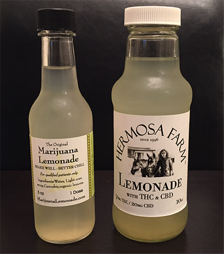 Limonade infusée au THC