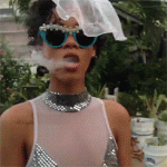 Rihanna rocks