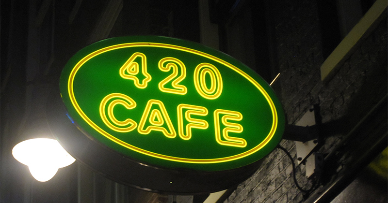 Le coffeeshop 420 Café à Amsterdam