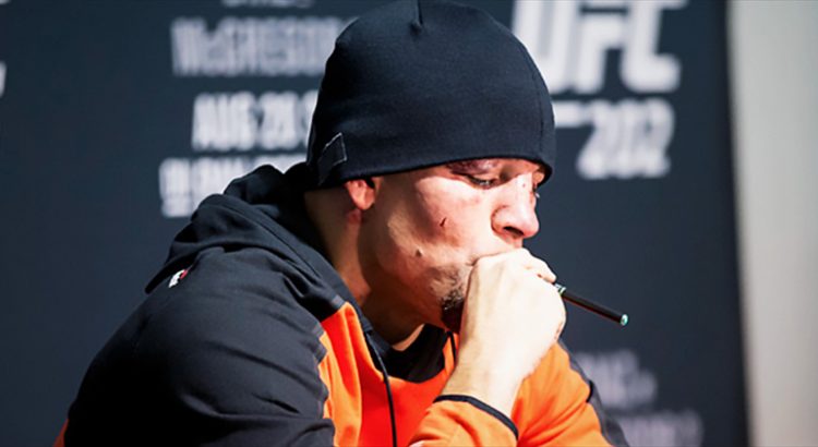 Nate Diaz vape du CBD