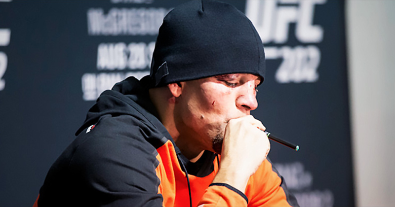 Nate Diaz vape du CBD