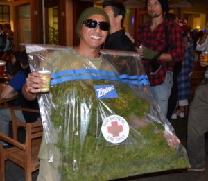 Costume de weed pour Halloween