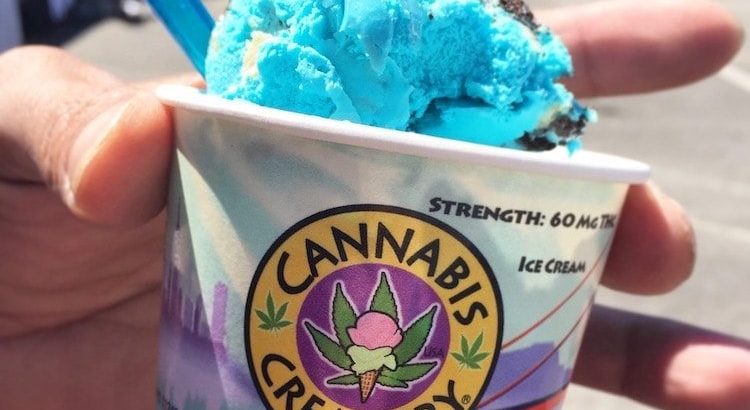 La glace au cannabis