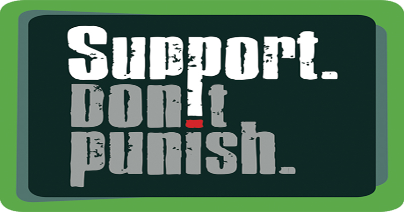 Support don't punish