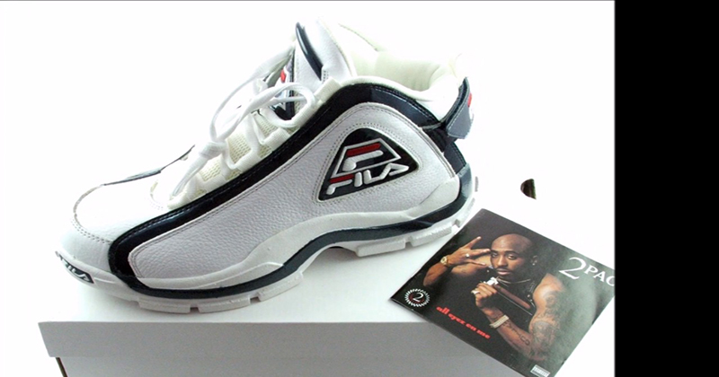 fila ressort les celebres sneakers favorite de tupac