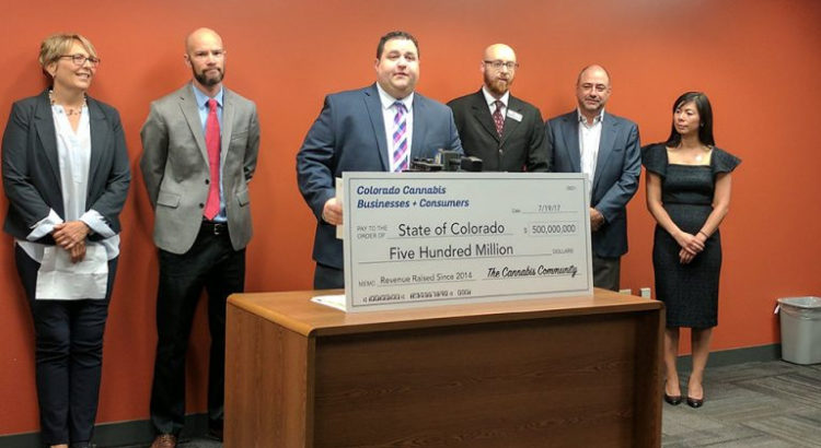 Recettes fiscales du cannabis au Colorado
