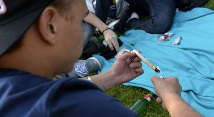 Consommation de cannabis chez les jeunes Américains