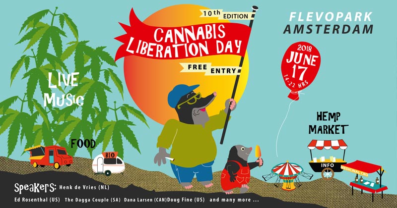 Cannabis Liberation Day à Amsterdam