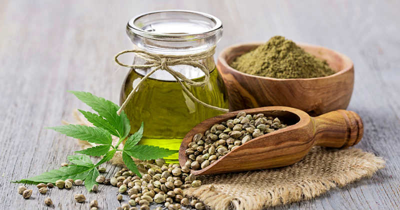 huile et graines de cannabis