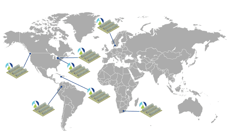 Lieux de production d'Aphria