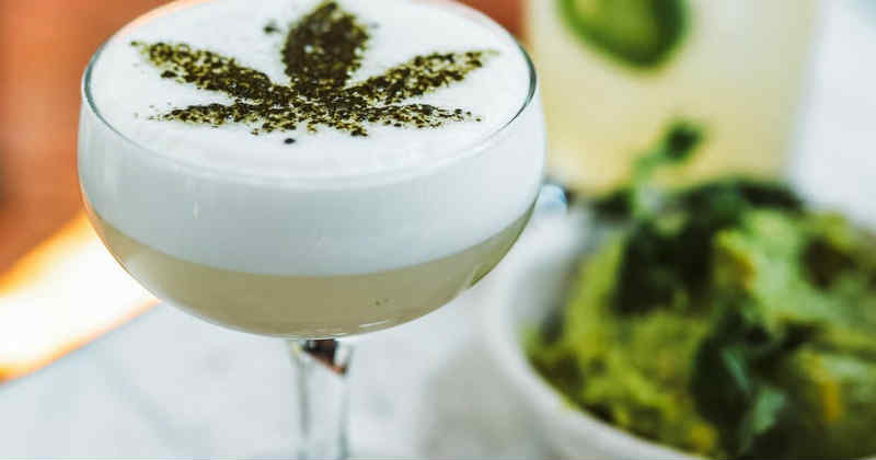 boisson au cannabis