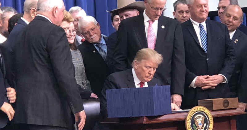 trump signe la farm bill