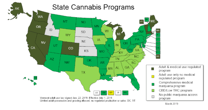 cannabis aux Etats-Unis