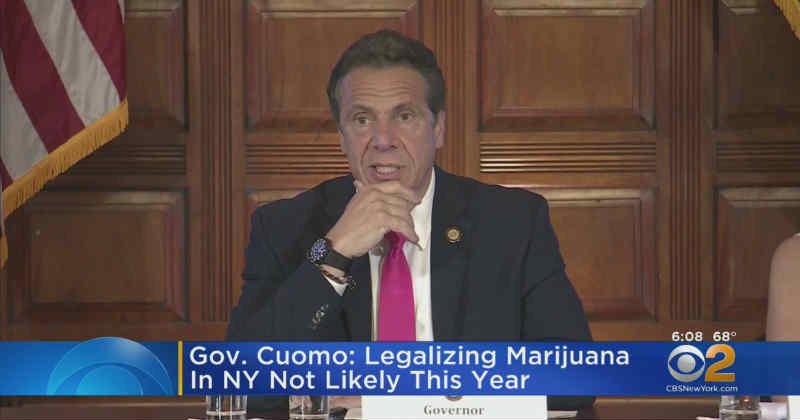 andrew cuomo légalisation cannabis New York