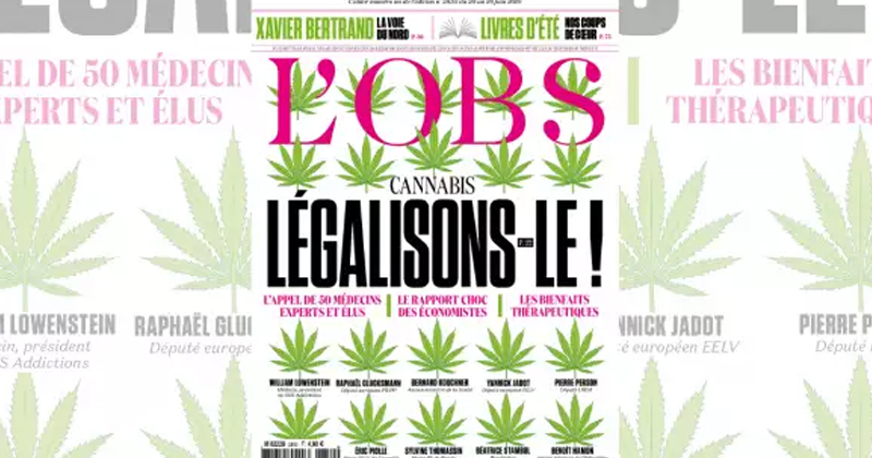 Nouvel Observateur et légalisation du cannabis