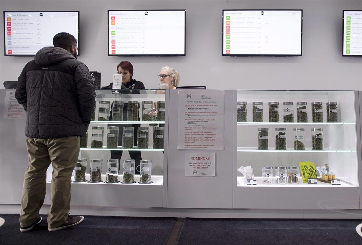 Magasin de cannabis en Ontario