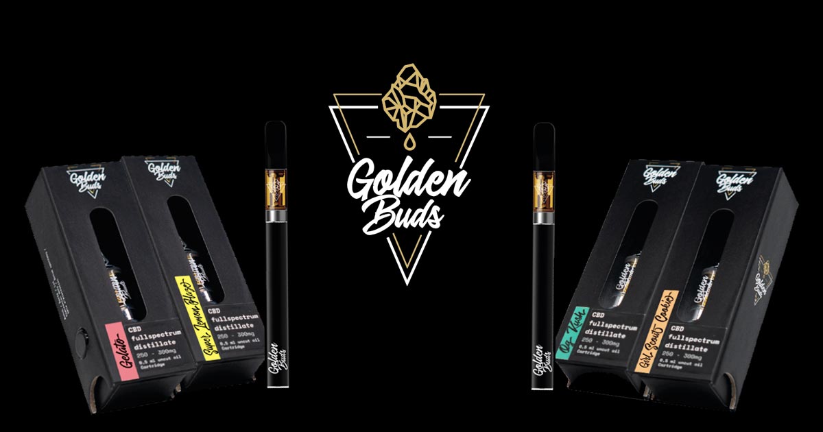 Golden Buds, cartouches CBD