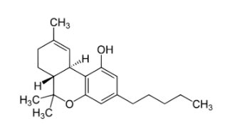 Molécule de THC