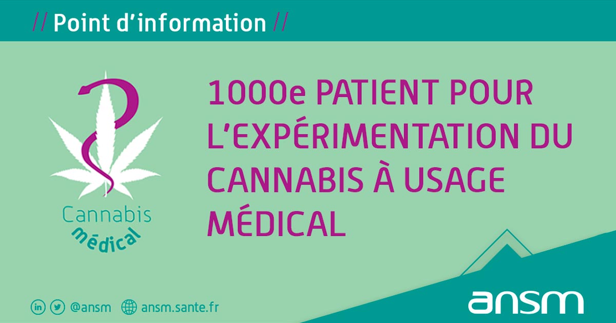 1000 patients dans l'expérimentation