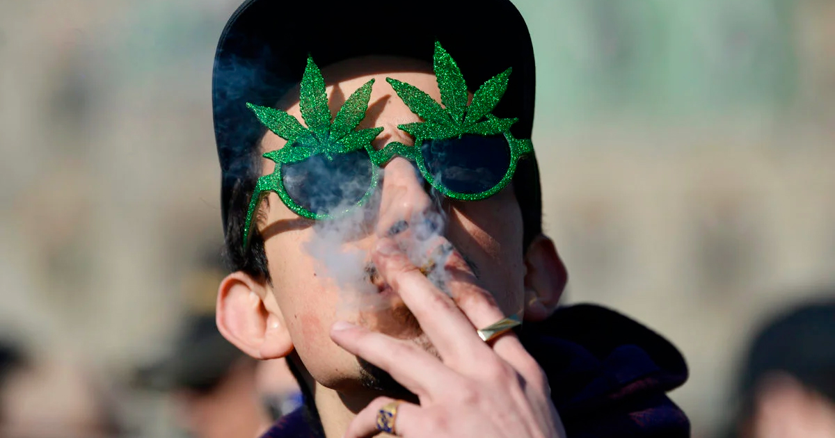 Consommation de cannabis pas les jeunes Américains