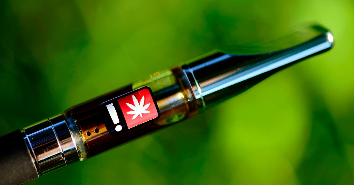 Vape pen au cannabis et métaux lourds