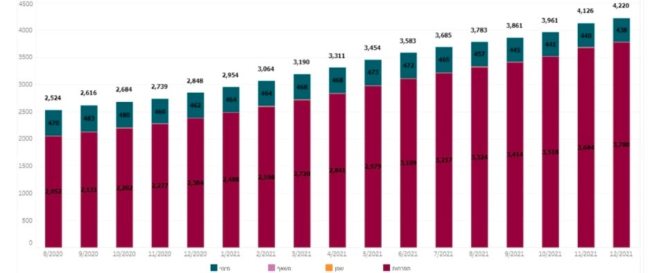 Quantités de cannabis médical disponibles en Israël