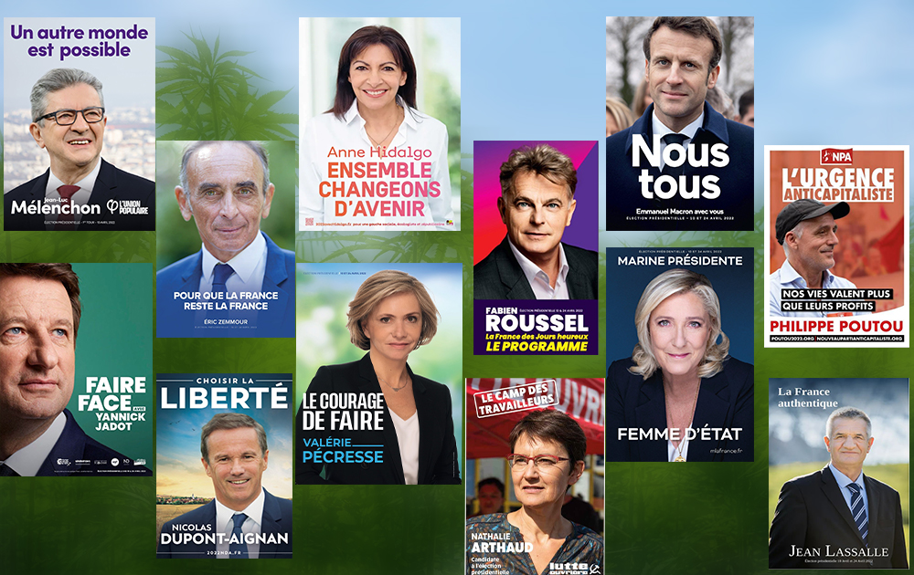 Candidats à la présidentielle et cannabis