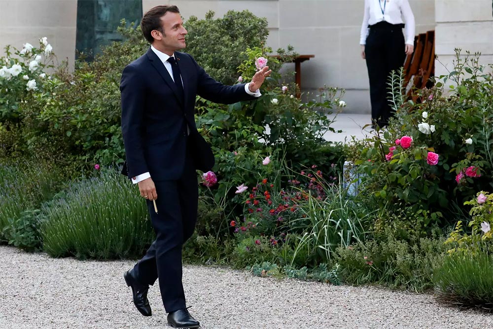 Emmanuel Macron cannabis