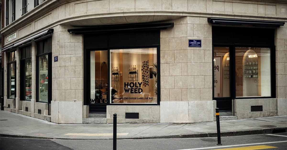 Une boutique de CBD à Genève