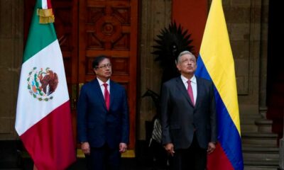 Les présidents colombiens et mexicains