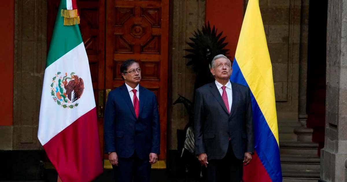 Les présidents colombiens et mexicains