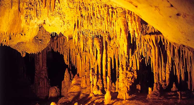 Une des salles de la grotte aux psychédéliques