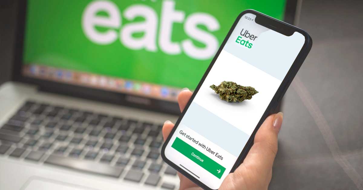 Uber Eats livre du cannabis en Colombie-Britannique