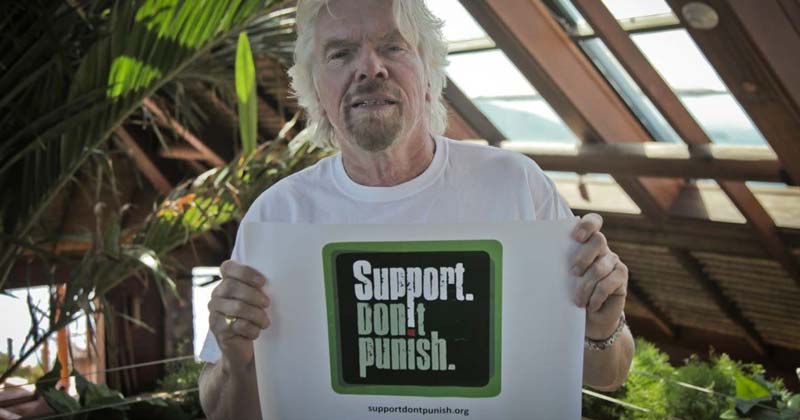 Branson en de Support Don't Punish campagne