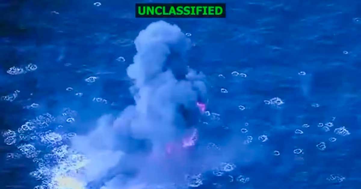 Attaque contre des bateaux transportant de la drogue