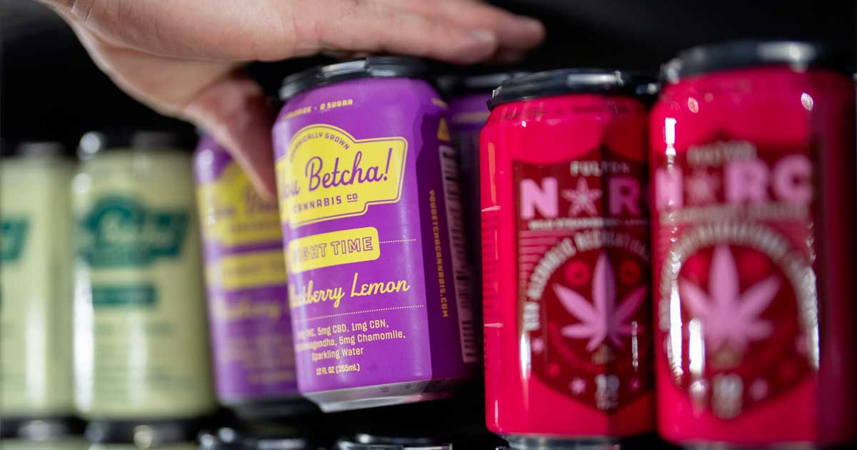 Boissons THC chez Target