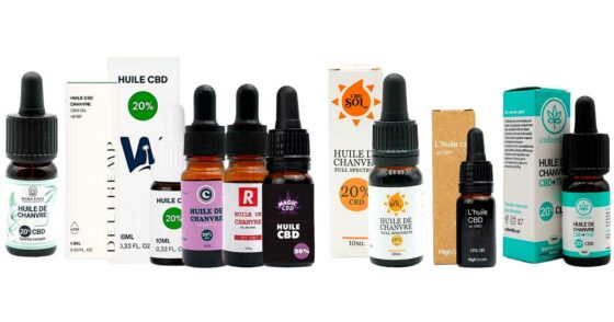 Les 10 meilleures huiles de CBD et marques en France