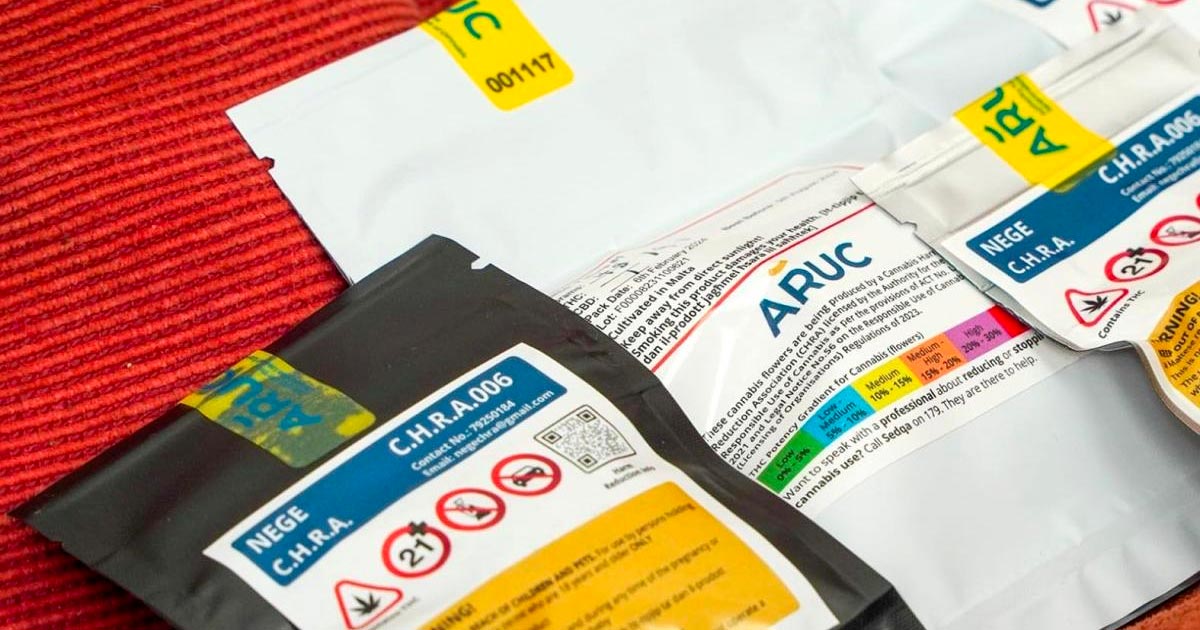 Stock de cannabis dans un Cannabis Club à Malte