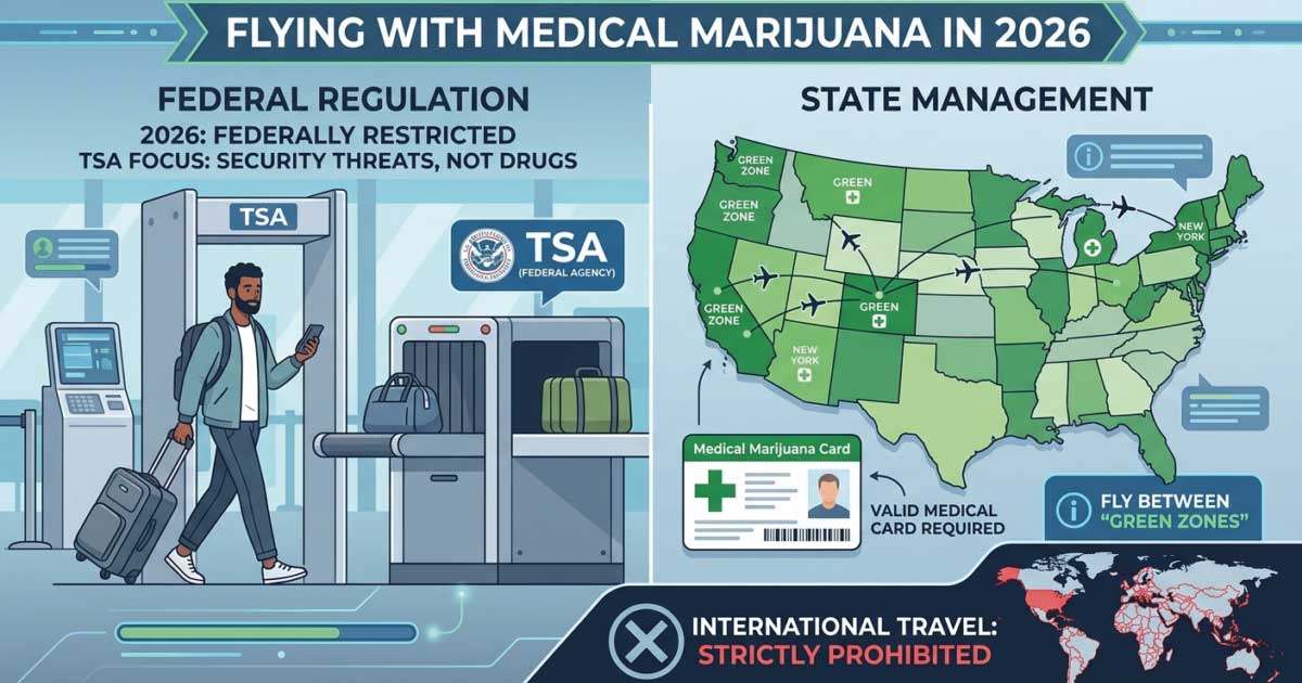 Avoir du cannabis en avion aux Etats-Unis