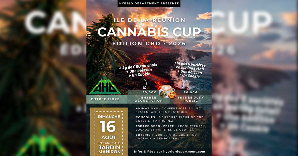 CBD Cannabis Cup in Réunion in August 2026