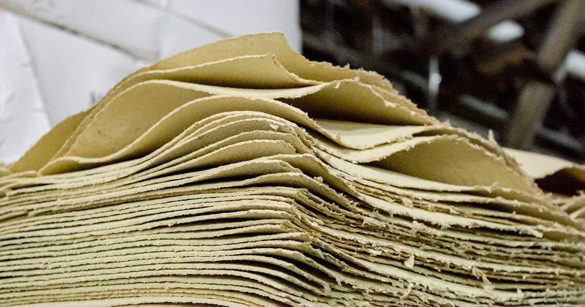 Hemp Fibers in Recycled Paper