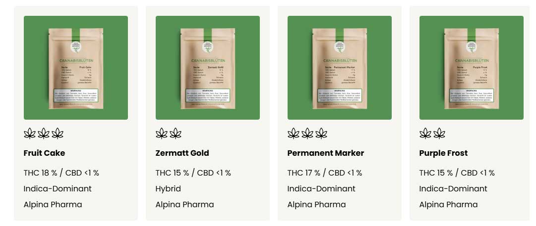 Produits du cannabis à Saint Gall