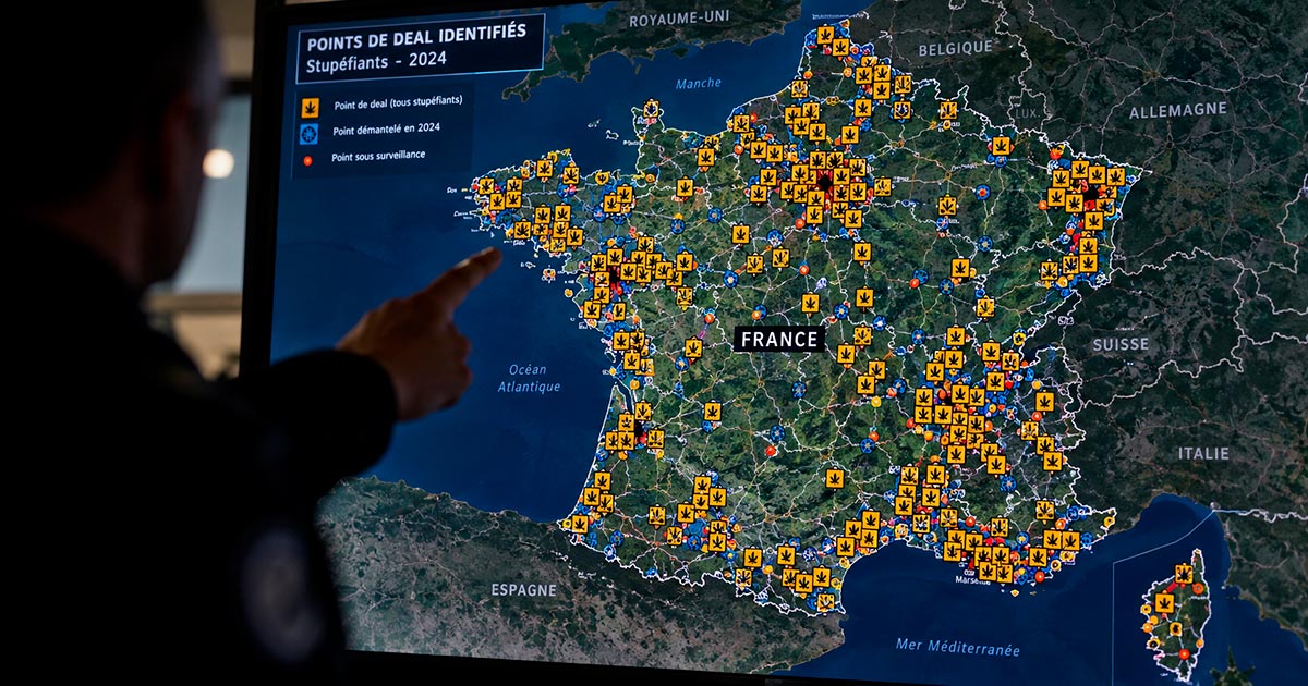 Points de vente de cannabis en France